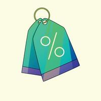 discount tag to make your design more attractive vector
