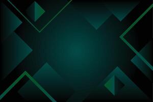 Green Geometric Background, Business Card Background vector