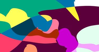 Abstract colorful psychedelic pop art background for summer vector