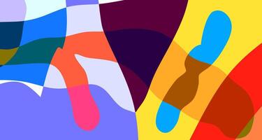 Abstract colorful psychedelic pop art background for summer vector