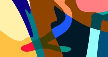 Abstract colorful psychedelic pop art background for summer vector