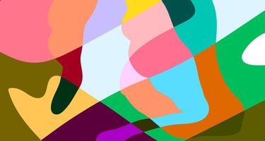 Abstract colorful psychedelic pop art background for summer vector