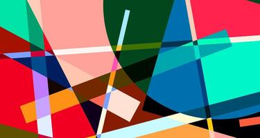 Abstract colorful geometric psychedelic background for summer vector