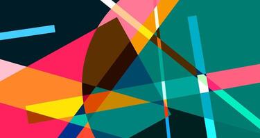 Abstract colorful geometric psychedelic background for summer vector