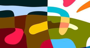 Abstract colorful psychedelic pop art background for summer vector