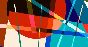 Abstract colorful geometric psychedelic background for summer vector