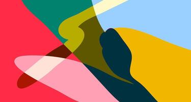 Abstract colorful psychedelic pop art background for summer vector