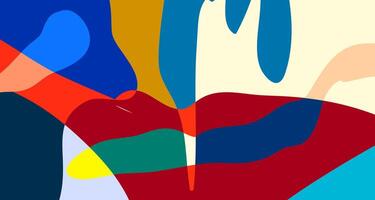 Abstract colorful psychedelic pop art background for summer vector