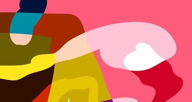 Abstract colorful psychedelic pop art background for summer vector