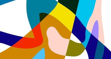 Abstract colorful psychedelic pop art background for summer vector