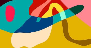 Abstract colorful psychedelic pop art background for summer vector