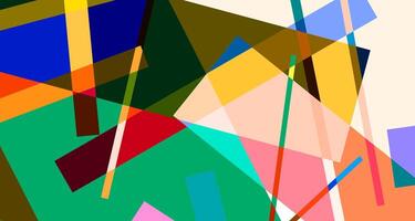 Abstract colorful geometric psychedelic background for summer vector