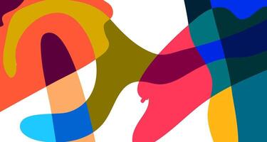 Abstract colorful psychedelic pop art background for summer vector