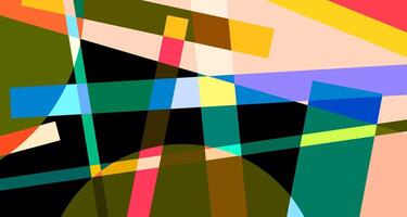 Abstract colorful geometric psychedelic background for summer vector