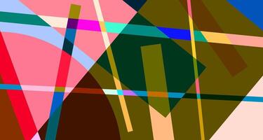Abstract colorful geometric psychedelic background for summer vector