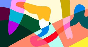 Abstract colorful psychedelic pop art background for summer vector