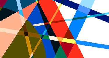 Abstract colorful geometric psychedelic background for summer vector