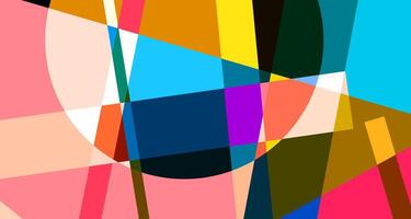Abstract colorful geometric psychedelic background for summer vector