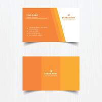 Clean style modern business card template vector