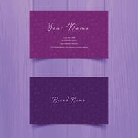 Clean style modern business card template vector