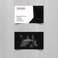 Clean style modern business card template vector