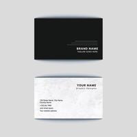 Modern and clean professional business card template vector