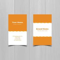 Clean style modern business card template vector