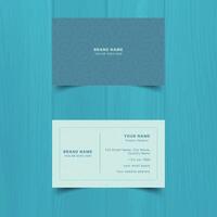 Clean style modern business card template vector