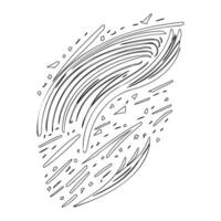 Astronaut outline illustration sketch vector