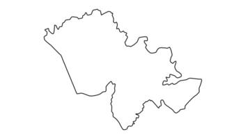 outline map of mafeteng in Lesotho video