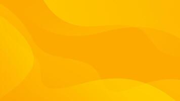 Orange-yellow gradient abstract liquid background, Modern dynamic wallpaper with fluid wavy shapes. Suitable for templates, banners, brochures, events, ads, web, and pages vector