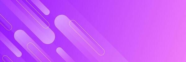 Abstract purple dynamic banner background. Modern gradient wallpaper. Beautiful design for templates, banners, posters, covers, brochures, websites, and pages vector