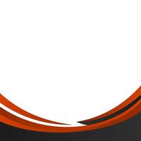 Abstract Modern Curved Footer vector