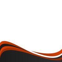 Abstract Modern Curved Footer vector