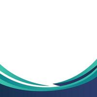 Abstract Modern Curved Footer vector