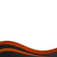 Abstract Modern Curved Footer vector