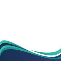 Abstract Modern Curved Footer vector
