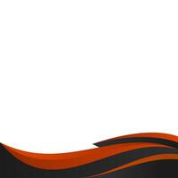 Abstract Modern Curved Footer vector