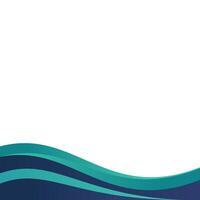 Abstract Modern Curved Footer vector