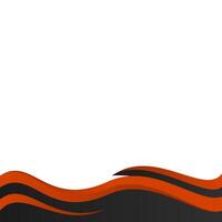 Abstract Modern Curved Footer vector