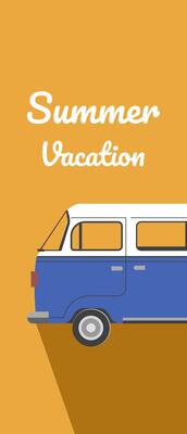 Summer vacation background