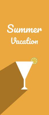 Summer vacation background