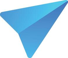 navigation arrow cursor Icon, , flat, gradient, color, illustration, art vector