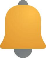 Notification bell alarm Icon, , flat, gradient, color, illustration, art for design, ui, web, interface vector