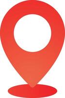 location maps Icon in , flat gradient style color, illustration, art for design, ui, web, interface vector