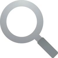 Search magnifier Icon, , flat, gradient, color, illustration, art vector