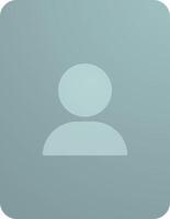 CONTACT TELEPHONE ADDRESS ICON - , FLAT GRADIENT COLOR ILLUSTRATION vector