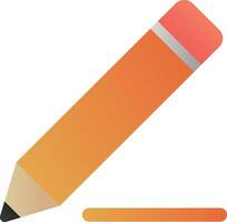 Edit Pencil Pen Icon, , flat, gradient, color, illustration, art for design, ui, web, interface vector