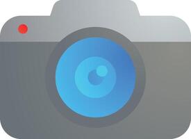 CAMERA ICON - , FLAT GRADIENT COLOR vector