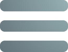 Menu option bar Icon, , flat, gradient, color, illustration, art vector